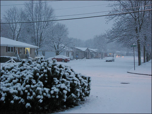 First snow of the season 11-24-08